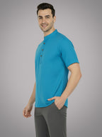 BULL FIRE Half Sleeve Kurta Regular Fit for Men