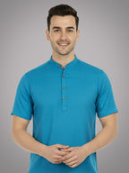 BULL FIRE Half Sleeve Kurta Regular Fit for Men