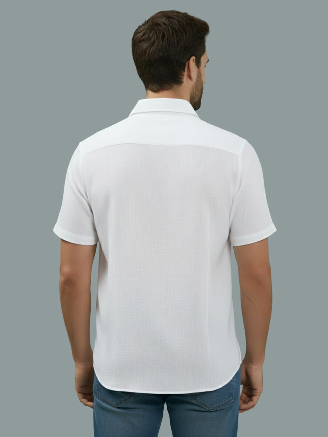 BULL FIRE Half Sleeve Spread Collar Cotton Regular Shirt for men
