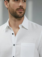 BULL FIRE Half Sleeve Spread Collar Cotton Regular Shirt for men