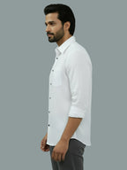BULL FIRE Spread Collar Full Sleeve Cotton Regular Fit  Shirt for Men