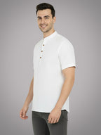 BULL FIRE Half Sleeve Kurta Regular Fit for Men
