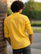 BULL FIRE Zipper Style Pure Cotton Full Sleeve Short Kurta