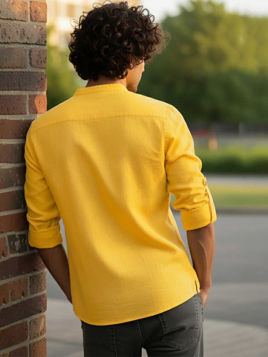 BULL FIRE Zipper Style Pure Cotton Full Sleeve Short Kurta