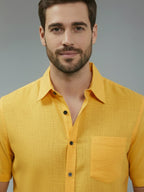 BULL FIRE Half Sleeve Spread Collar Cotton Regular Shirt for men